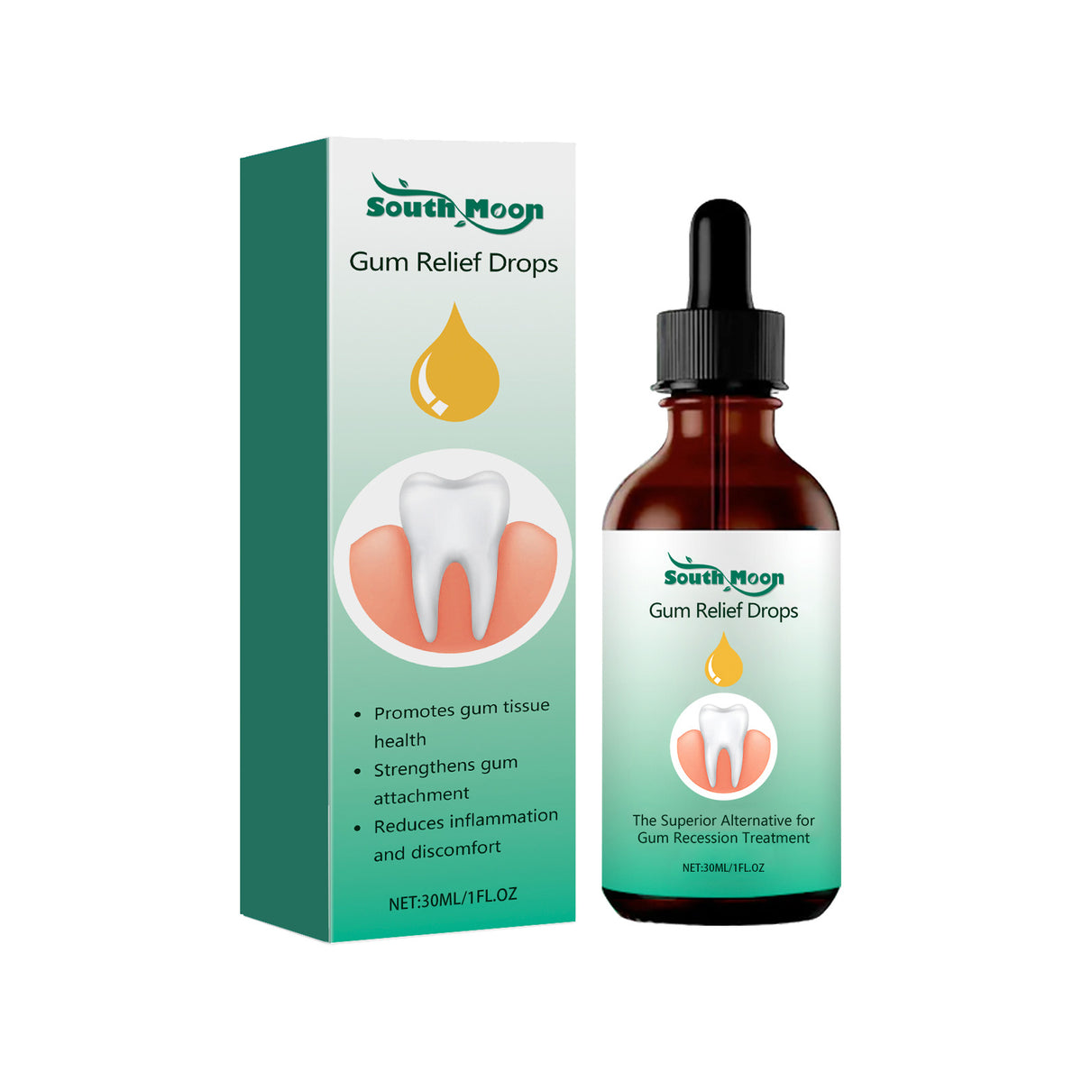 Gum Care Drops Care For Gums Relieve Bubbling Oral Cleansing Drops