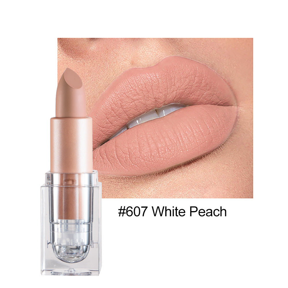 HANDAIYAN Little Ice Cube Matte Lipstick 12 Color Lipstick Lipstick Is Not Easy To Decolor Nude Color Bean Paste Color Powder Lipstick