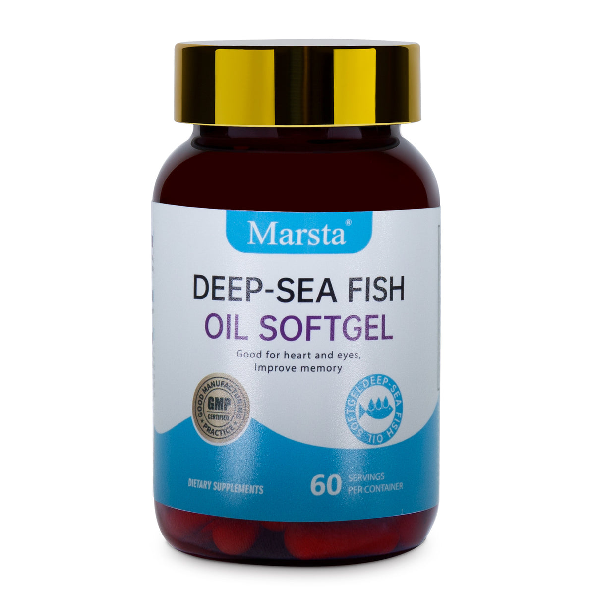 Deep sea fish oil soft capsules with high concentrationDeep sea fish oil soft capsules with high concentration