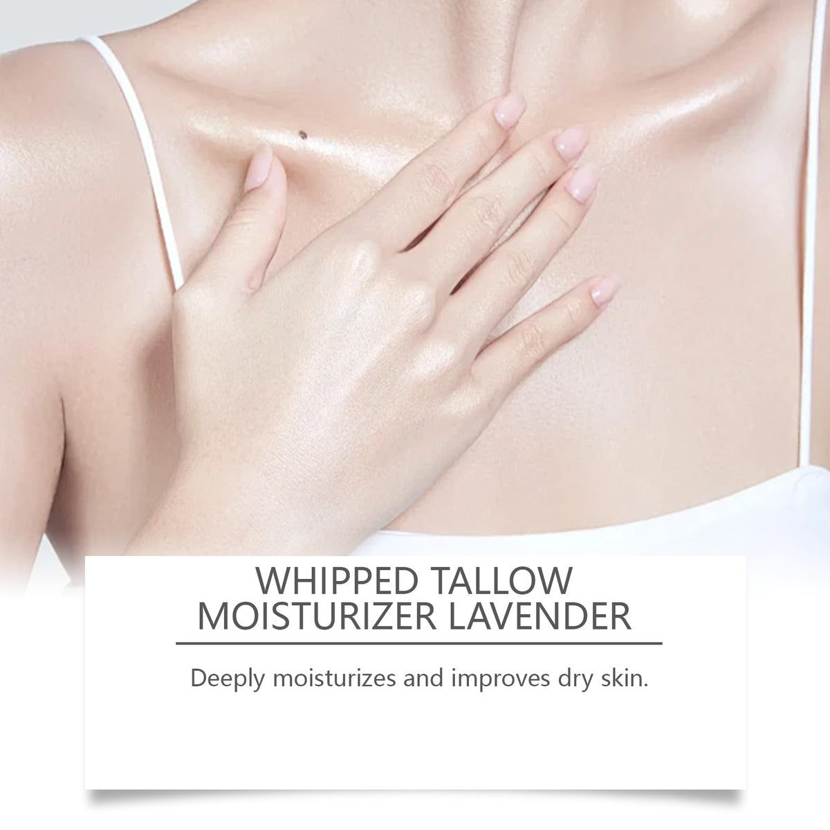 Lavender Grass Fed Tallow Moisturizer Deep Moisturizing Soft Skin Relief Dry Moisturizer