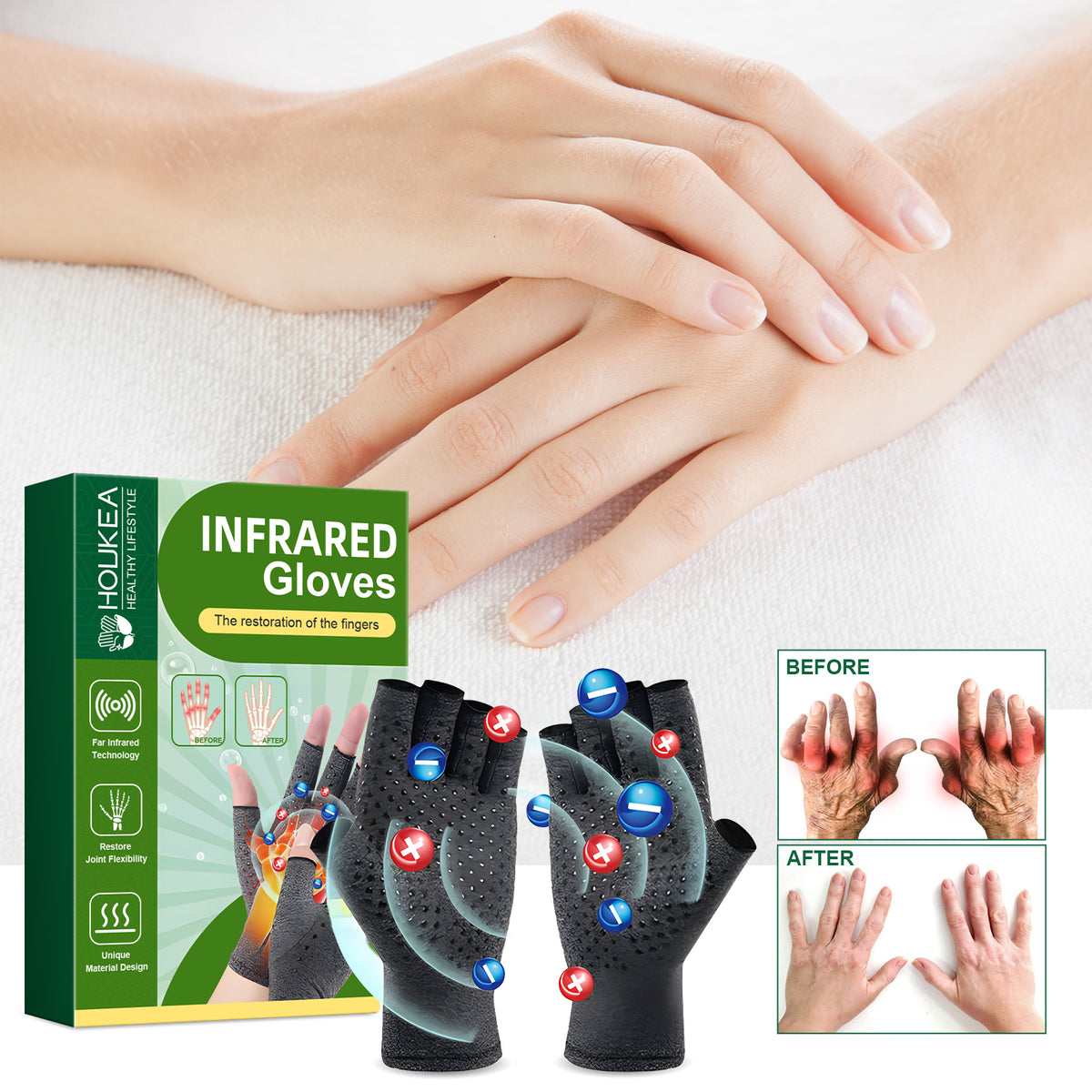 Joint Care Gloves Relieve Thumb Stiffness And Finger Joint Soreness And Swelling Discomfort Care Gloves
