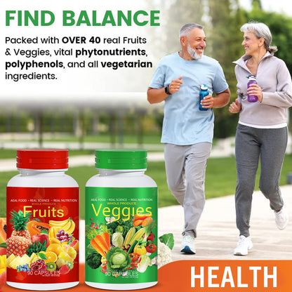 Fruits and Vegetables capsules. This page is ready