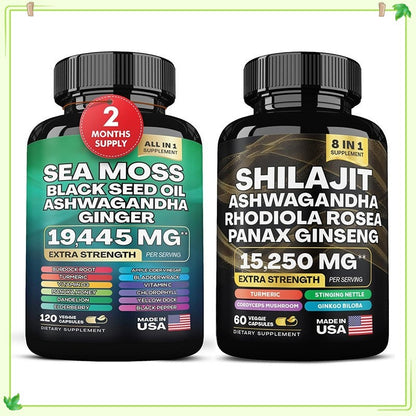 Sea Moss Shilajit Collagen Capsules