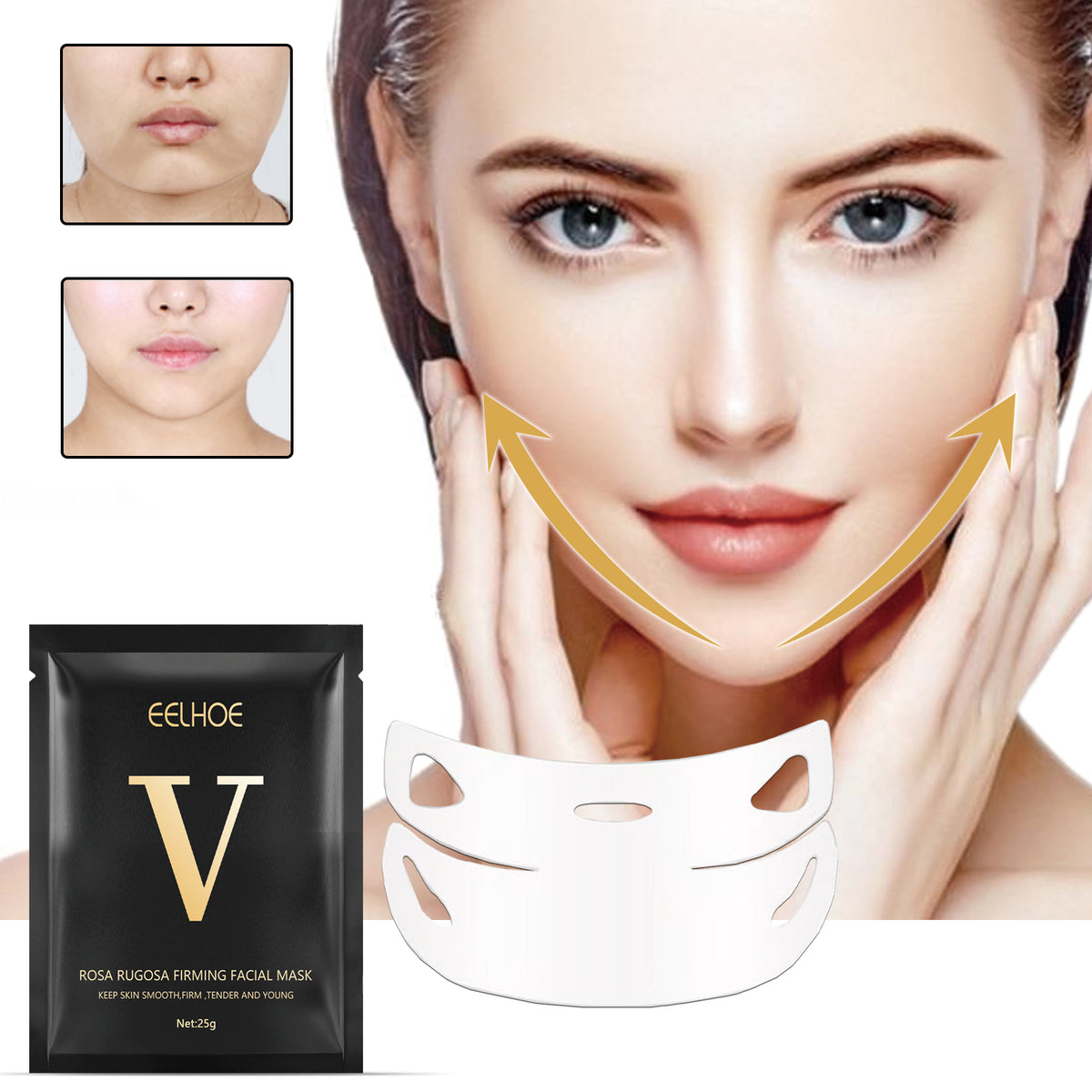 V-shaped Face Lifting Facial Mask for Skin Care