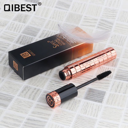 מסקרה מעגלת ומושכת QIBEST, עמידה במים וללא מריחות, מסקרה 4D למראה עיניים גדולות