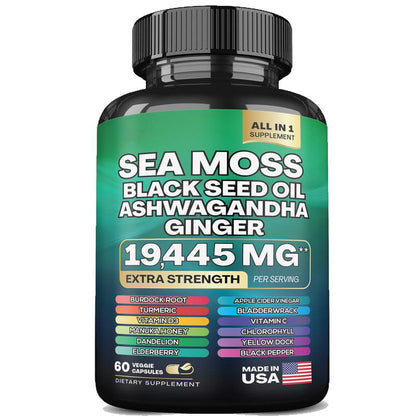 Sea Moss Shilajit Collagen Capsules