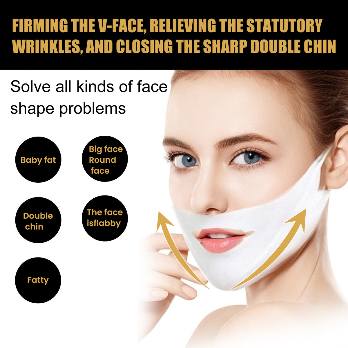 V-shaped Face Lifting Facial Mask for Skin Care