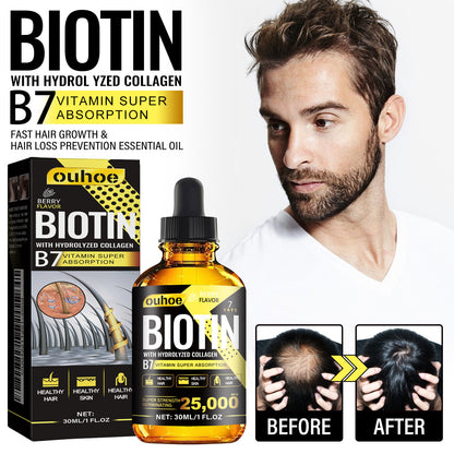 Collagen B7 Vitamin Hair Care Essential Oil Nourishes Hair