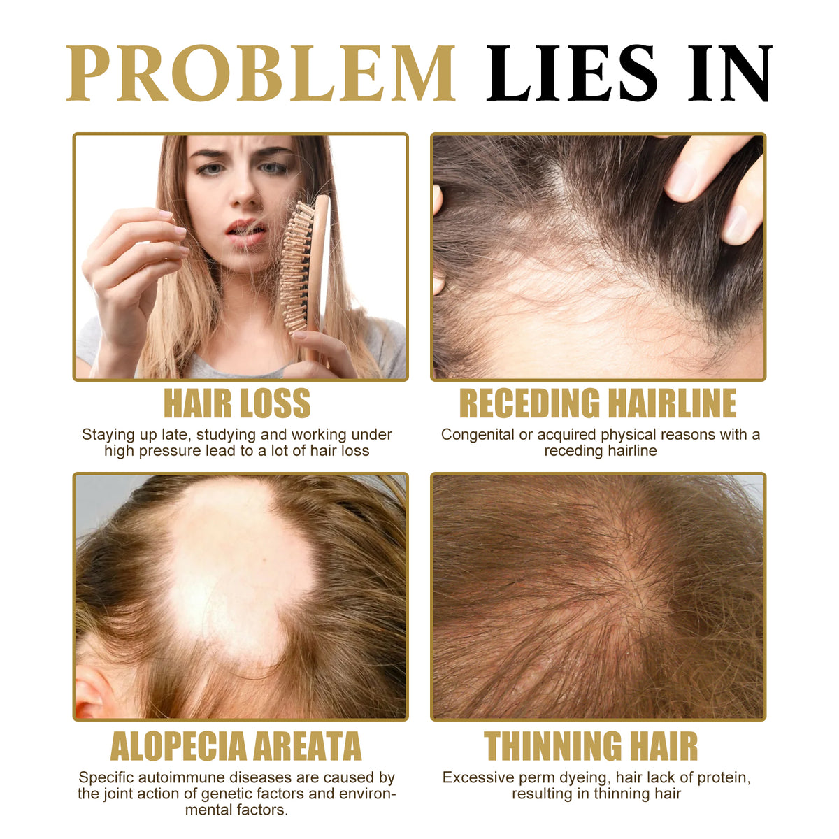 Hair Boost Darken Strengthen Essence Scalp Massage Moisturizing Hair 