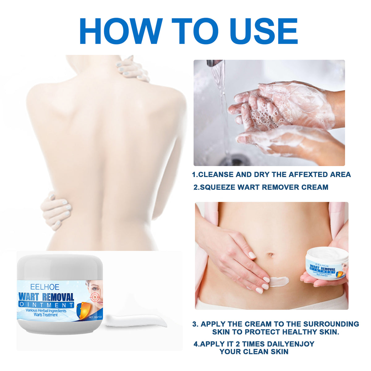 Skin Care Cream, Care For The Body Skin Moisturizing, Soft, Clean Skin Care Repair Skin Care Cream