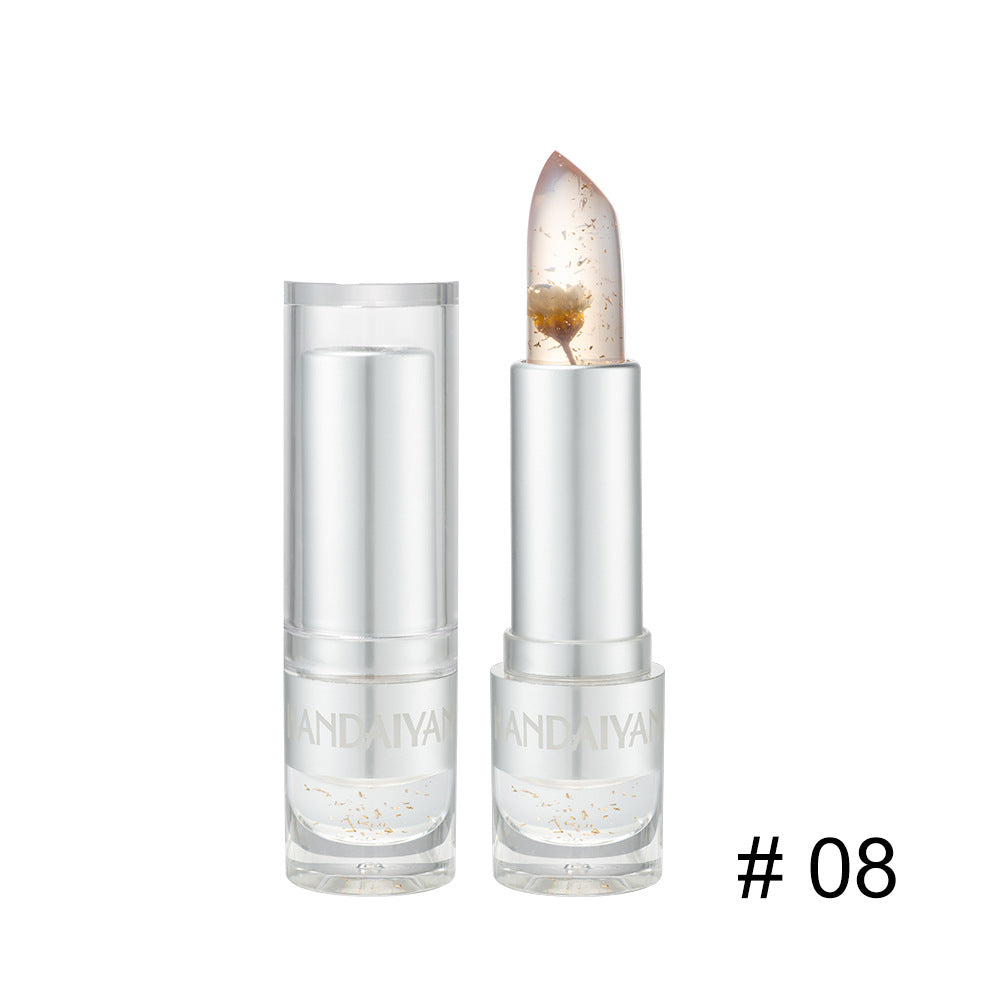 HANDAIYAN Warm Lipstick Flower Color Changing Moisturizing Lipstick Is Not Easy To Fade And Does Not Take Off Makeup